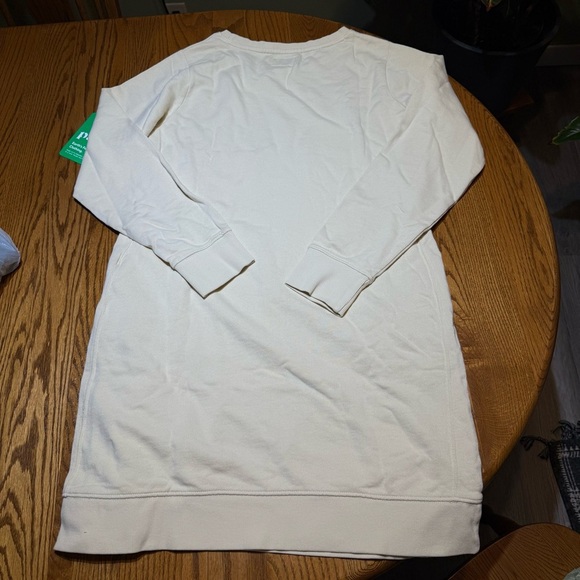 Pact Essential Sweatshirt Dress Size Large Organic Cotton Pockets NWT - Picture 8 of 8